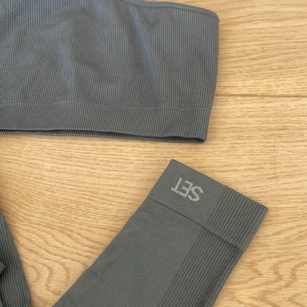 SET Active Gray One-Shoulder Jumpsuit - Picture 4 of 8